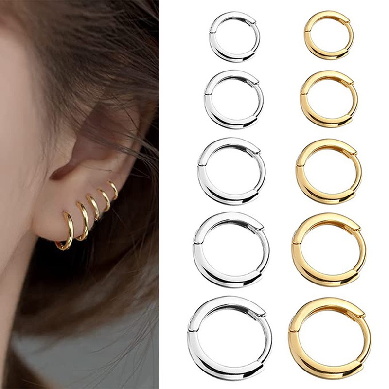Conch Earring Hoop - 1 Paar kleine Creolen aus 316L-Edelstahl