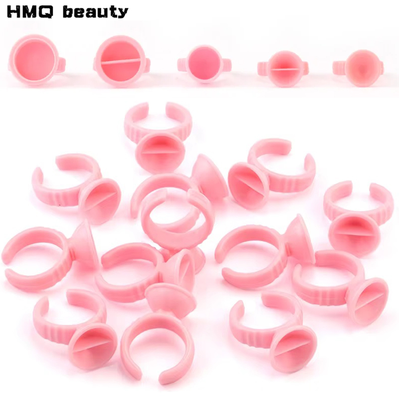 Body Jewelry Tattoo - 100 stücke Einweg Kleber Ringe Kunststoff