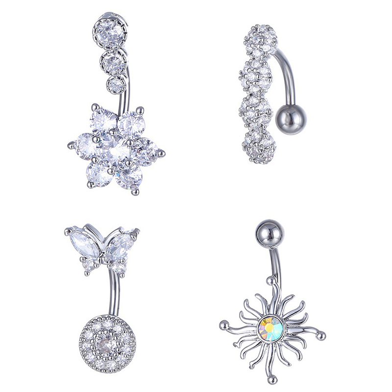 Kristall Bauchnabel Ring Tier  – Body Jewelry Belly Button Rings Bewertung und Preis