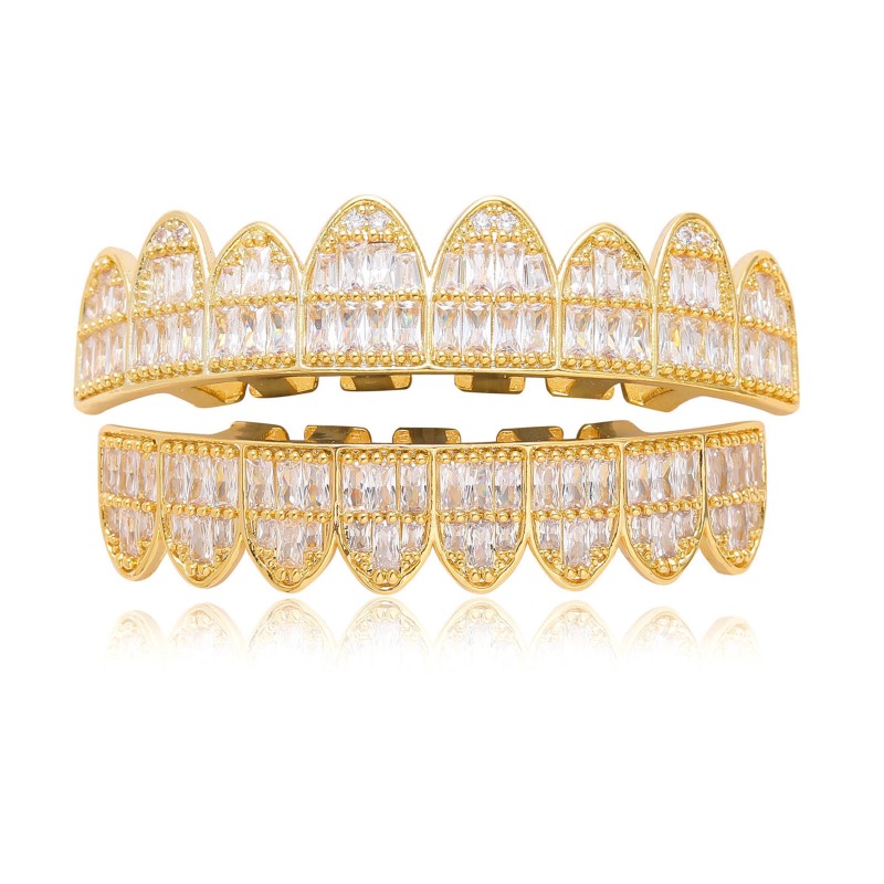 HipHop vereist t Quadrat Zirko – Body Jewelry Real Gold Bewertung und Preis