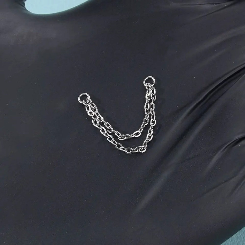 Titan-Nasenketten: Dreilagige  – Body Jewelry Ear Piercing Bewertung und Preis