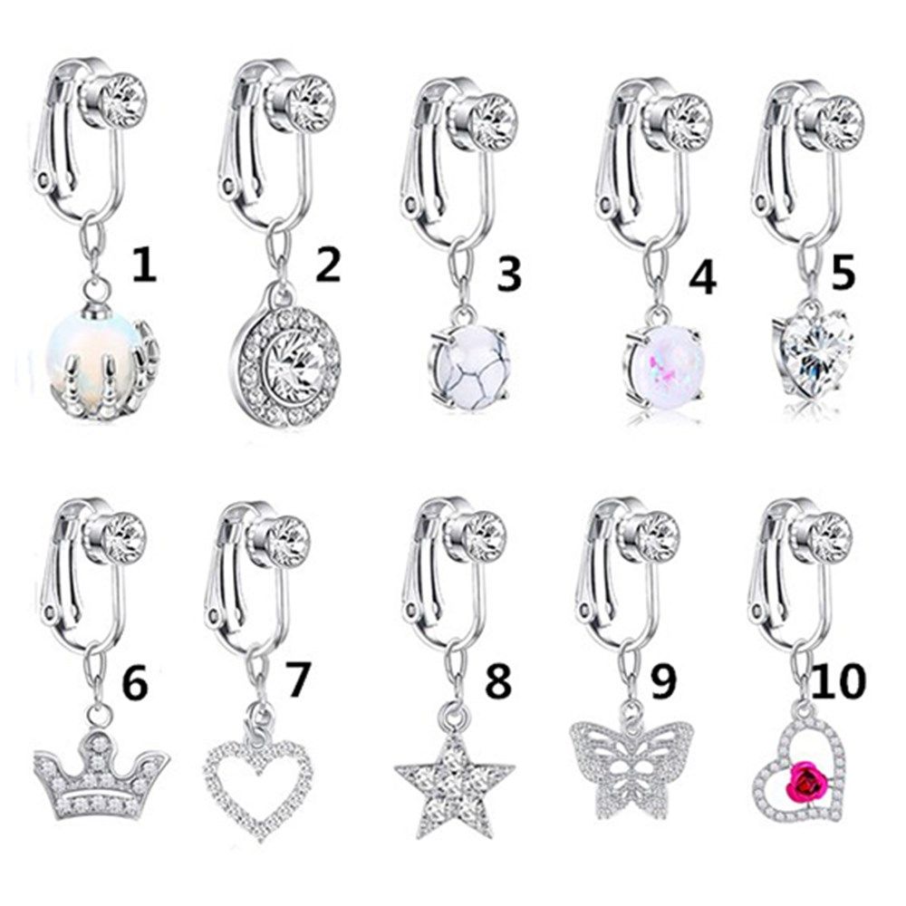Zubehör Clip On Ohrringe Knorp – Body Jewelry Belly Button Rings Bewertung und Preis