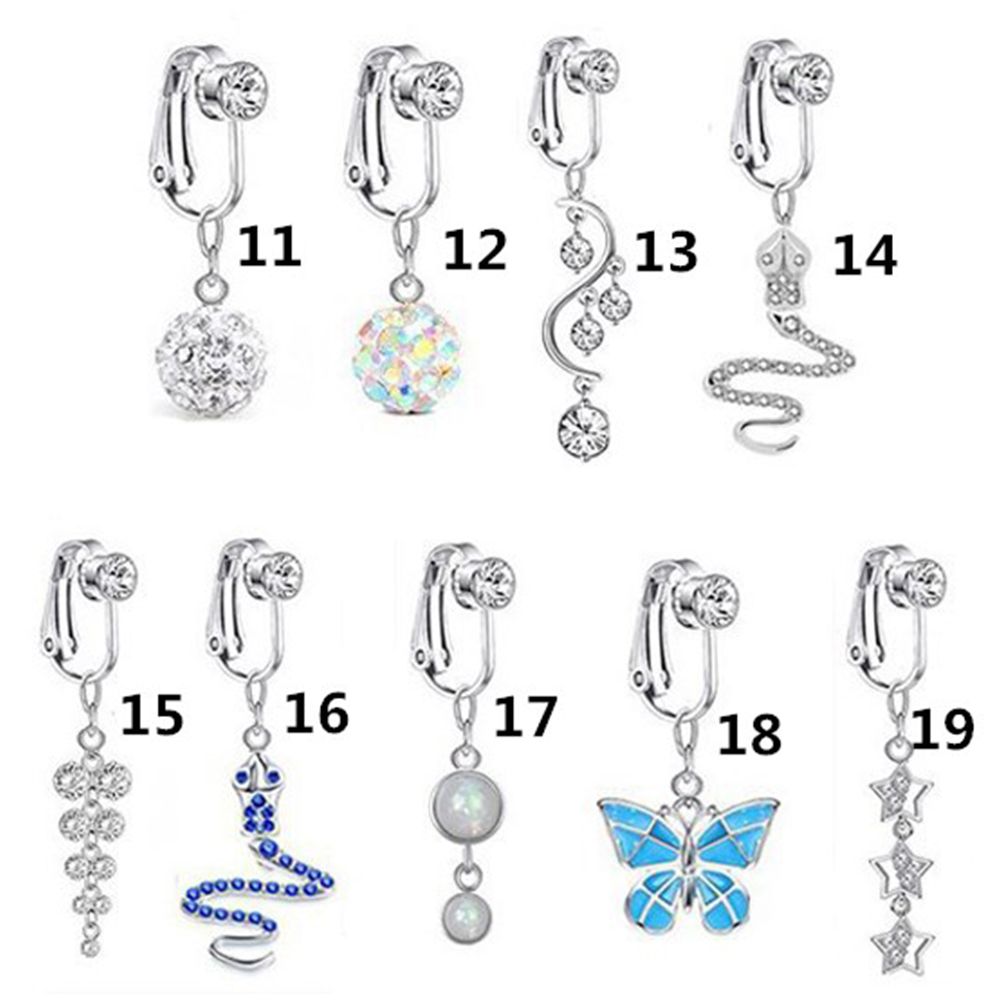 Zubehör Clip On Ohrringe Knorp – Body Jewelry Belly Button Rings Bewertung und Preis