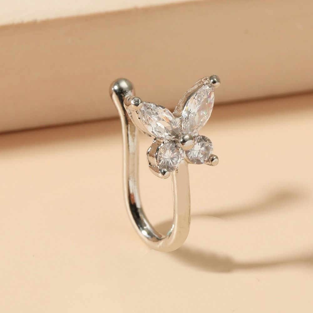 Strass-Schmetterlings-Nasenrin – Body Jewelry Ear Piercing Bewertung und Preis