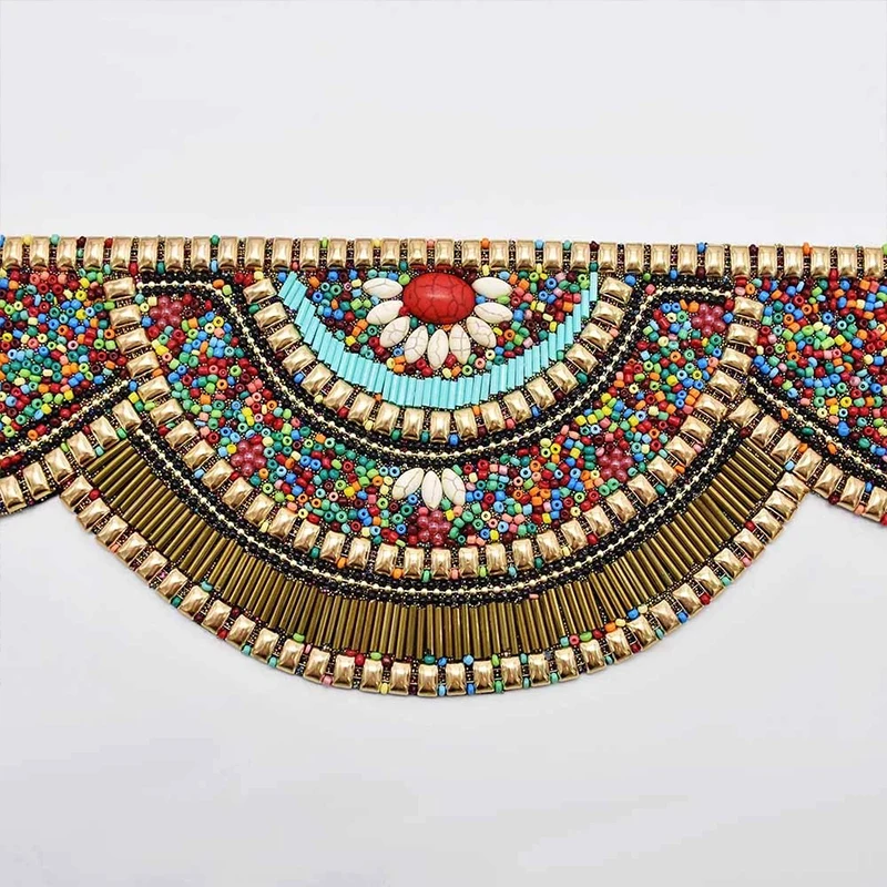 Bunte Taille Perlen Gürtel Bun – Body Jewelry Indian Bewertung und Preis