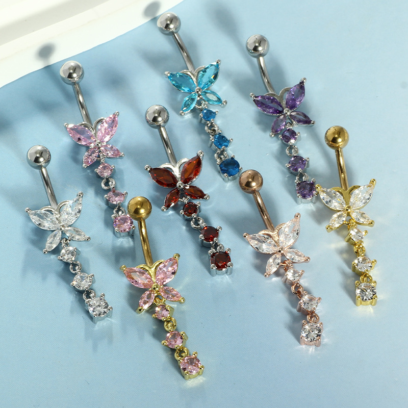 14GA Goldener Schmetterling mi – Body Jewelry Belly Button Rings Bewertung und Preis
