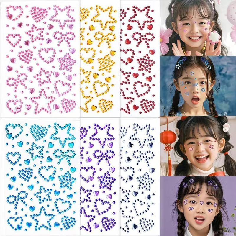 1 Blatt bunte selbstklebende G – Body Jewelry Stickers Bewertung und Preis