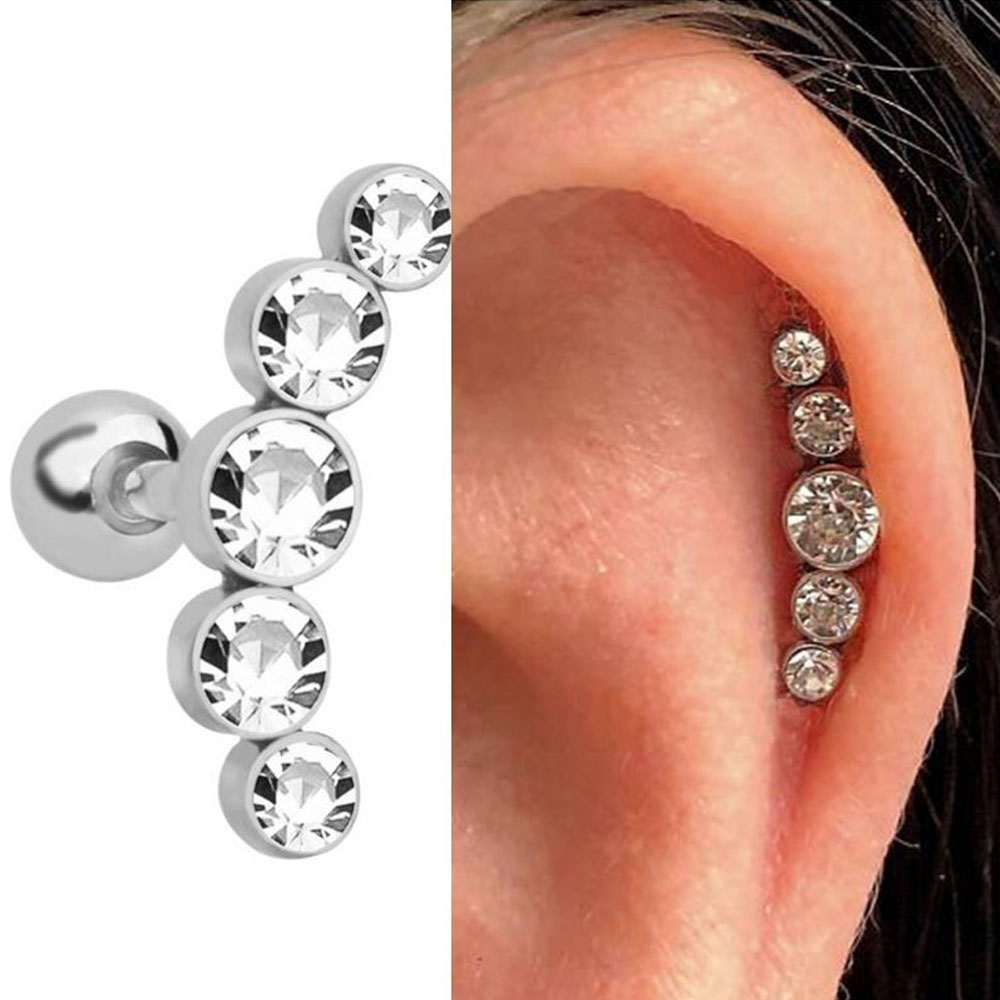 1 Stück Modischer 16G Kristall – Body Jewelry Ear Piercing Bewertung und Preis