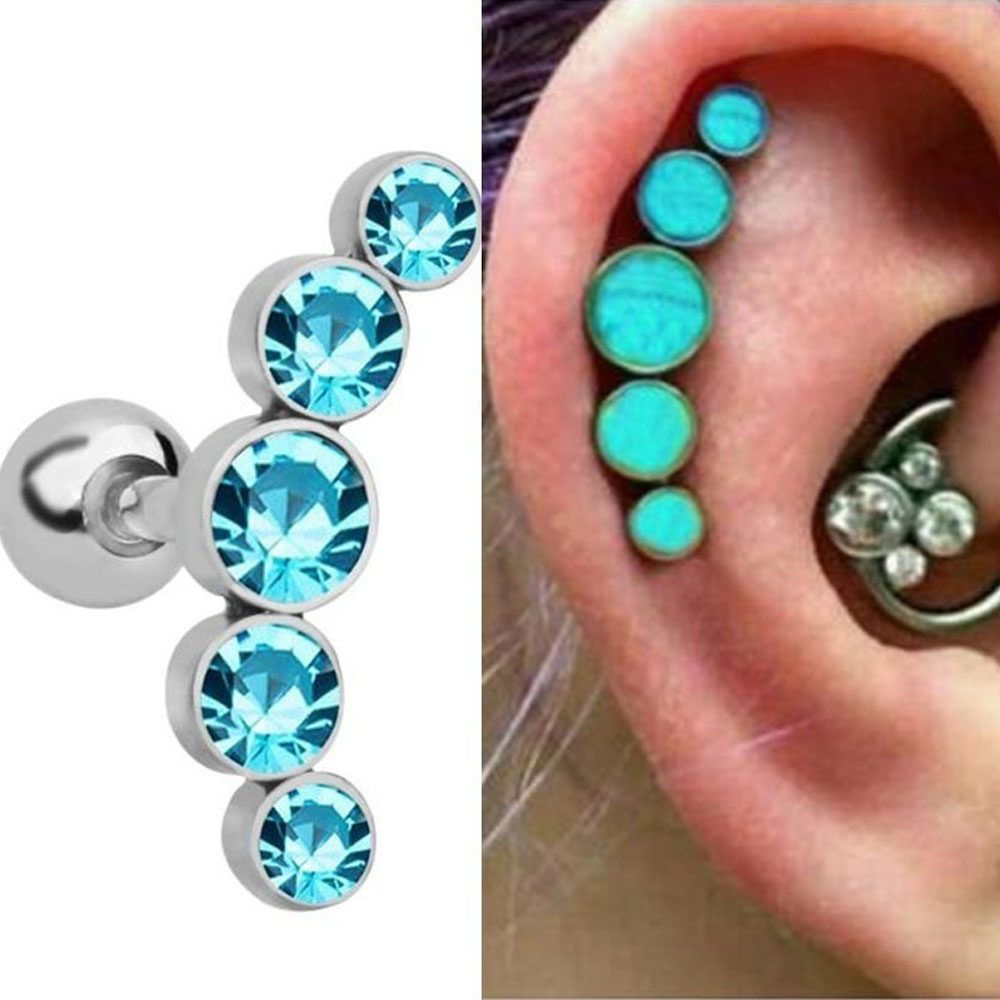 1 Stück Modischer 16G Kristall – Body Jewelry Ear Piercing Bewertung und Preis