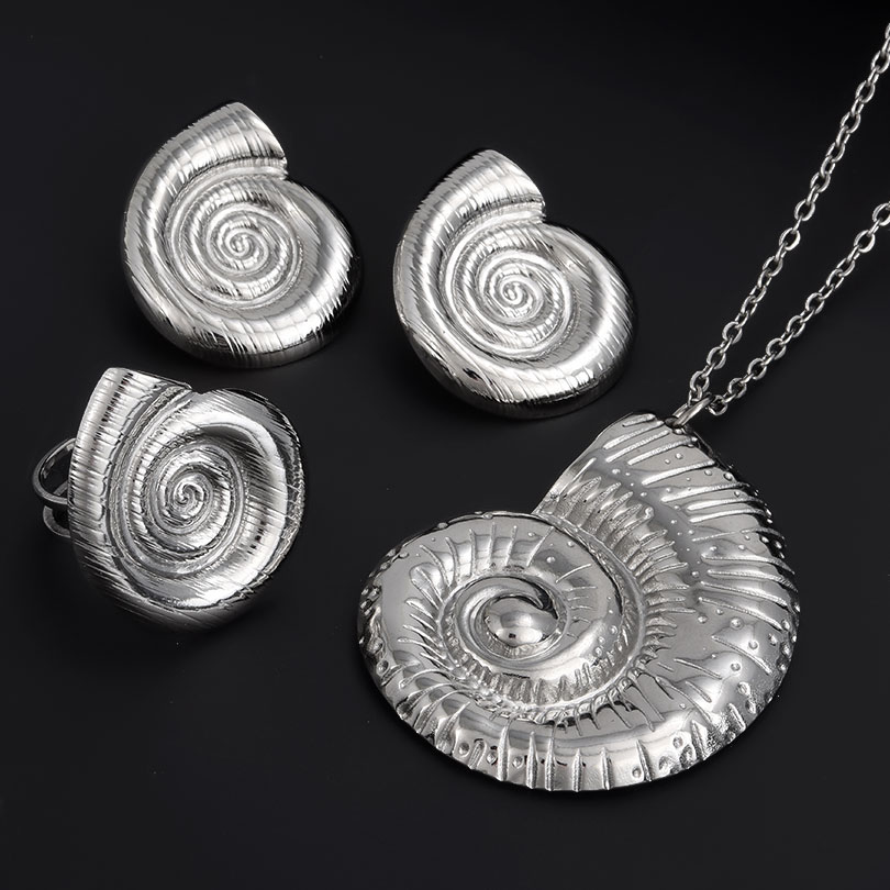 Ozean/Marine Tier Schmuck Set  – Conch Earring Hoop Bewertung und Preis