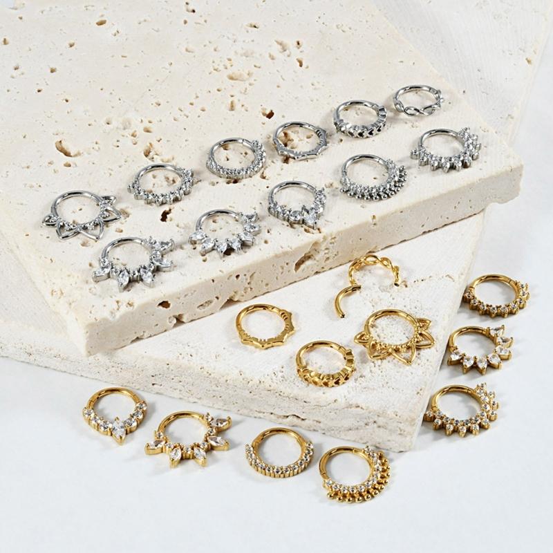 31BB Kristall-Nasen-Ohr-Knorpe – Body Jewelry Ear Piercing Bewertung und Preis