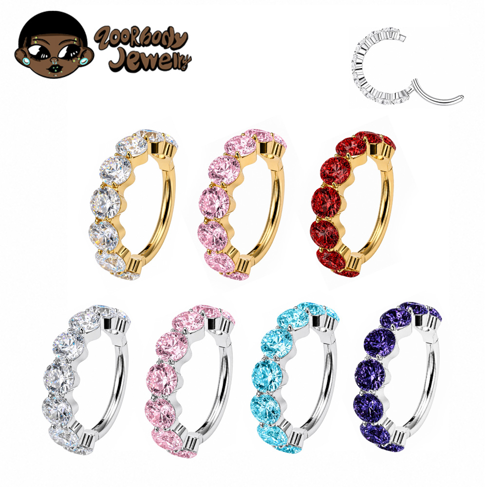 ZOOR F136 Titan Luxus Zirkon K – Conch Earring Hoop Bewertung und Preis
