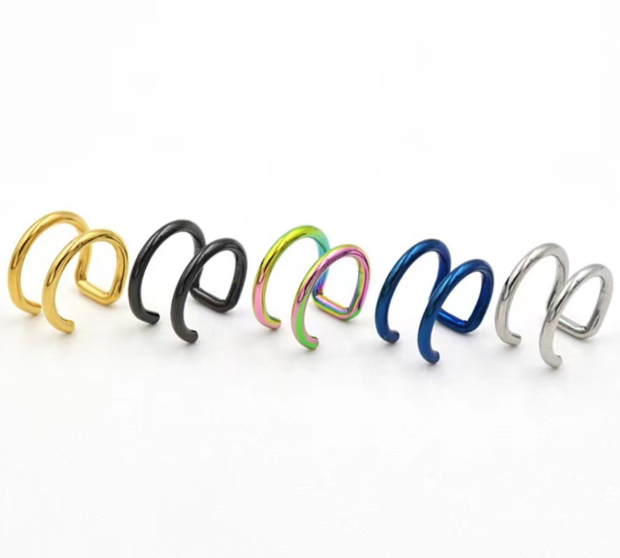 2 Stück 316L Edelstahl Clip-On – Body Jewelry Ear Piercing Bewertung und Preis