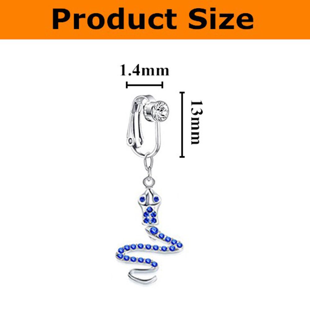 Schmetterlings-Clip-On-Ohrring – Body Jewelry Belly Button Rings Bewertung und Preis