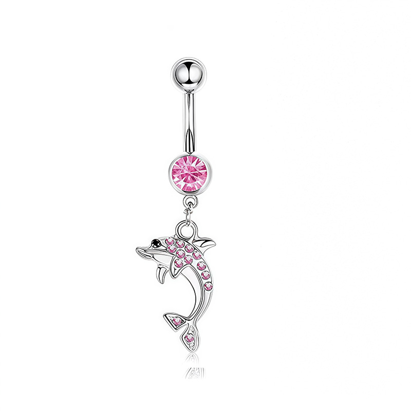 1PCS Rosa Krone Bauchnabel Rin – Body Jewelry Belly Button Rings Bewertung und Preis