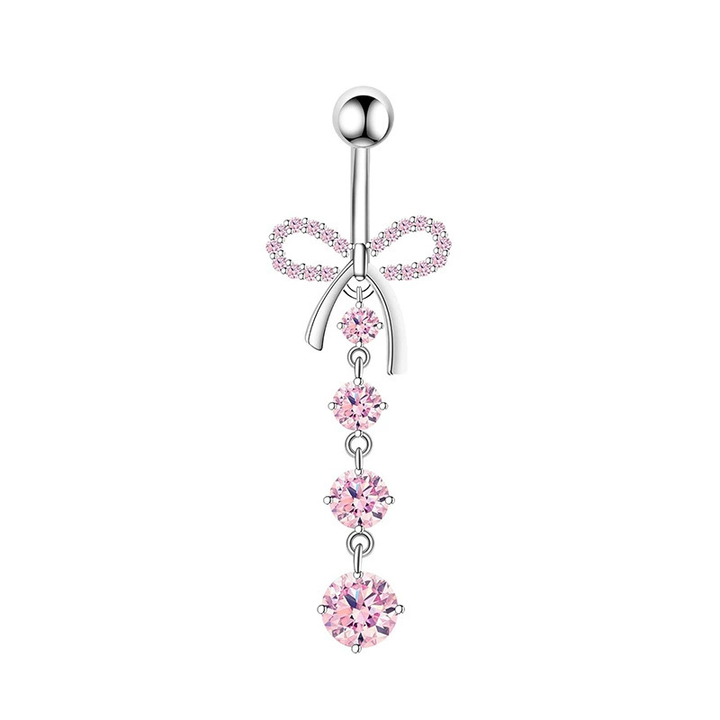 1PCS Rosa Krone Bauchnabel Rin – Body Jewelry Belly Button Rings Bewertung und Preis