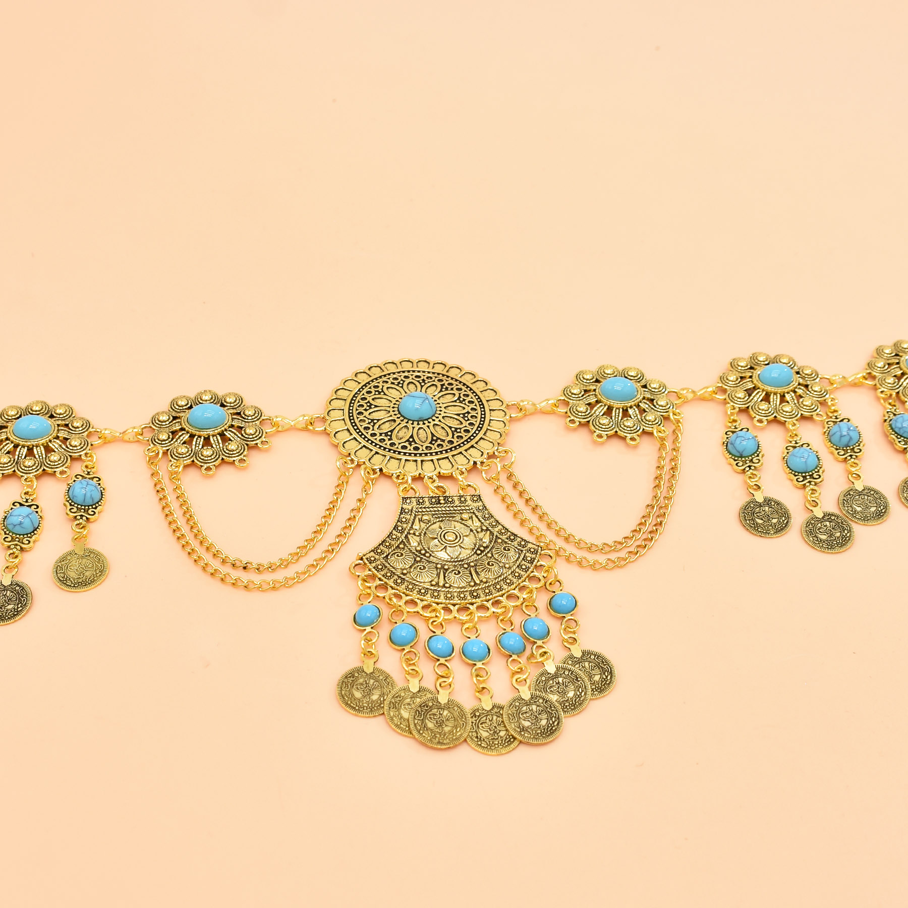 Retro geometrische Schnitzerei – Body Jewelry Indian Bewertung und Preis