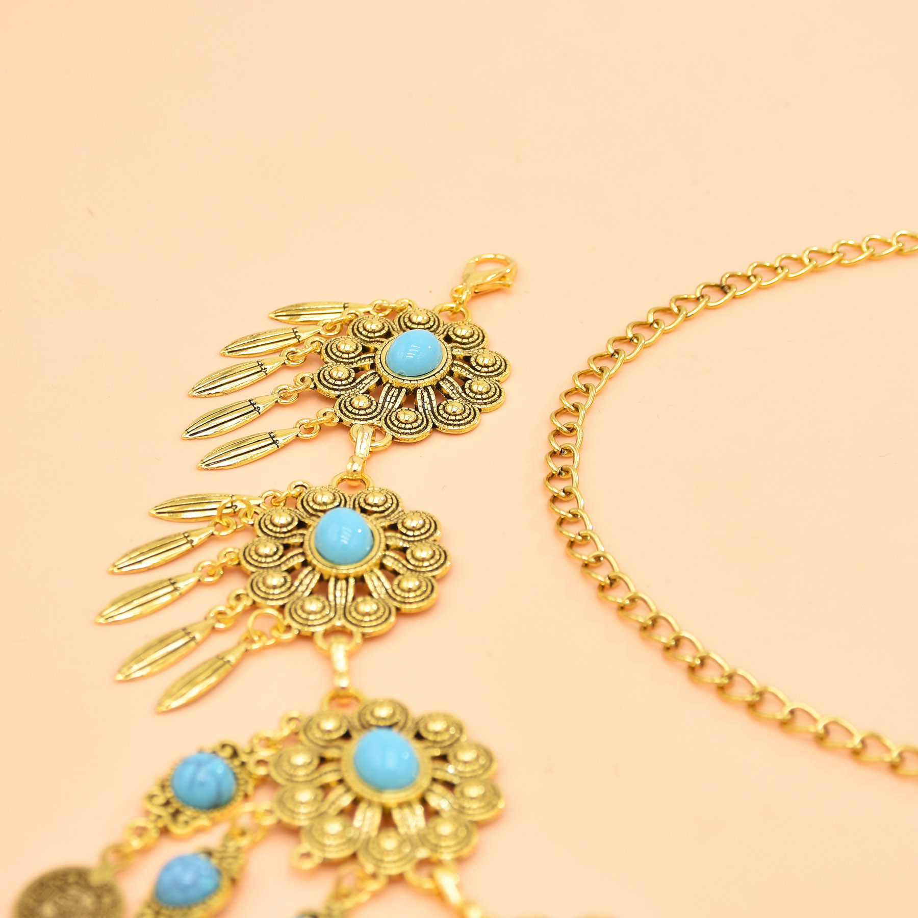 Retro geometrische Schnitzerei – Body Jewelry Indian Bewertung und Preis