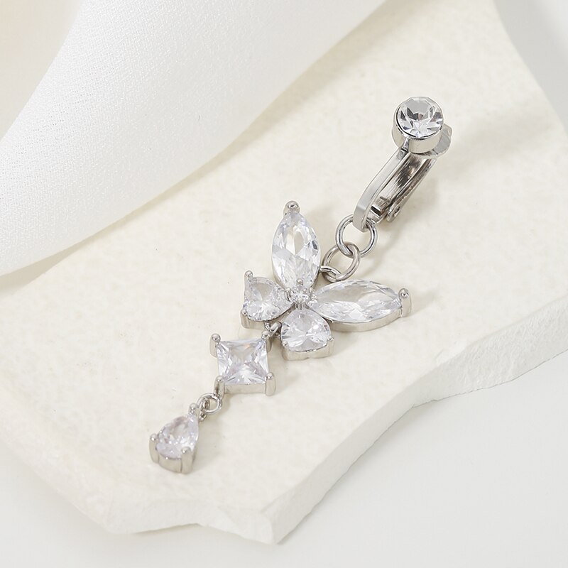 Clip On Bauchnabelring Schmett – Body Jewelry Belly Button Rings Bewertung und Preis