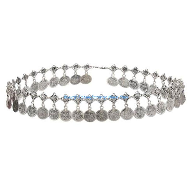 E56A Münze Bauchkette Tanzklei – Body Jewelry Indian Bewertung und Preis