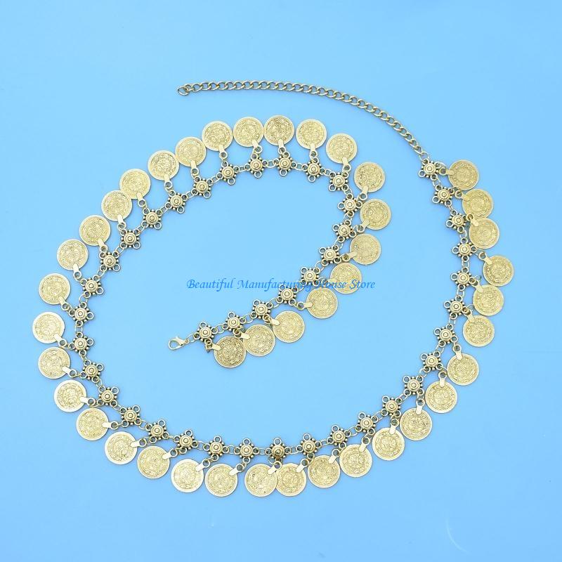 E56A Münze Bauchkette Tanzklei – Body Jewelry Indian Bewertung und Preis