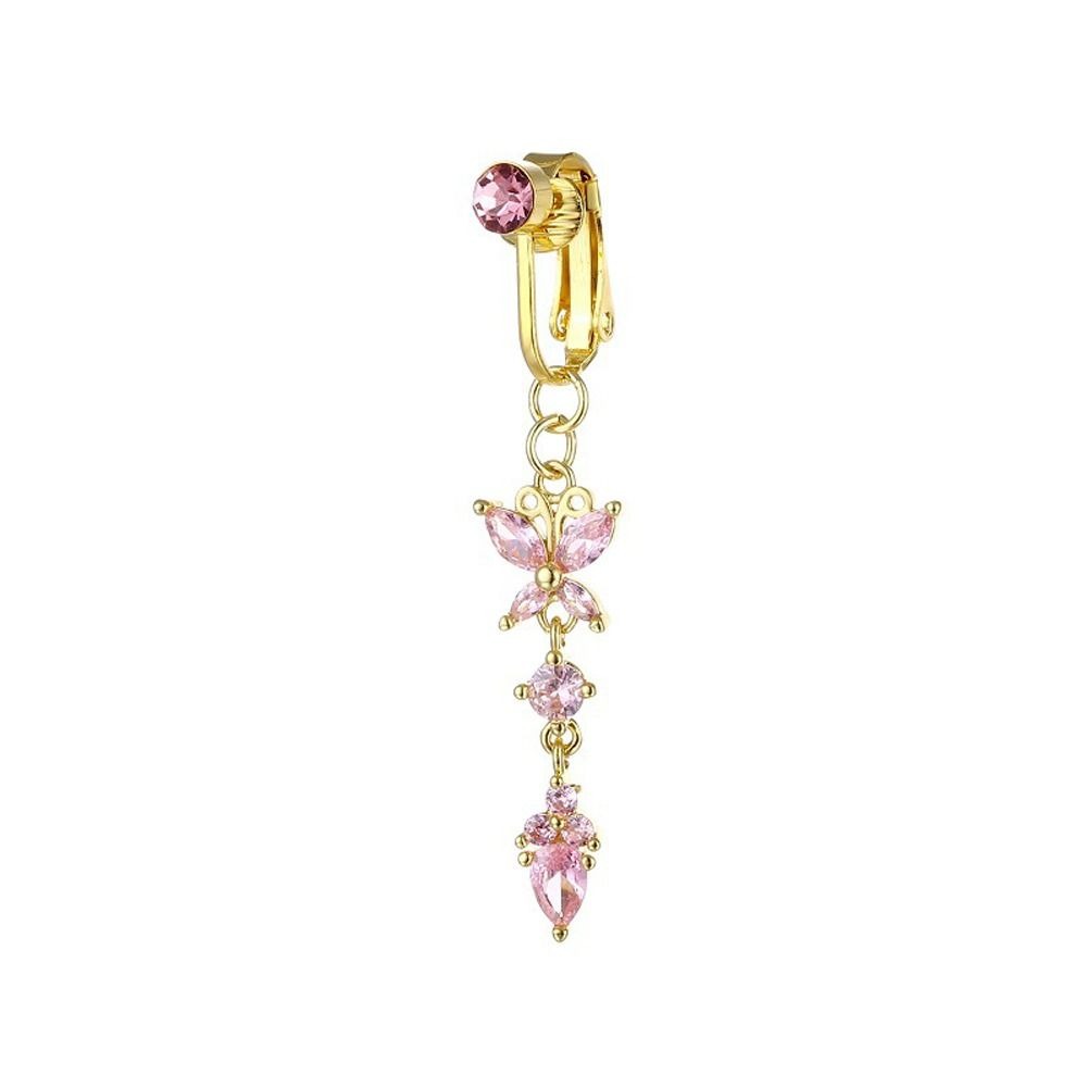 Schmetterling Zirkon Mädchen G – Body Jewelry Belly Button Rings Bewertung und Preis