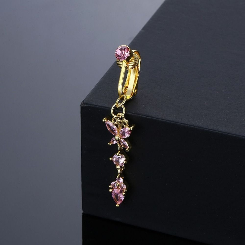 Schmetterling Zirkon Mädchen G – Body Jewelry Belly Button Rings Bewertung und Preis