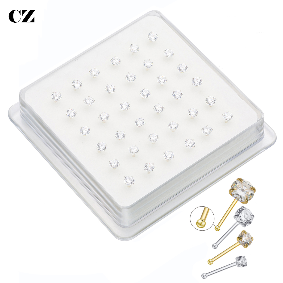 36Pcs/Pack 925 Sterling Silber – Body Jewelry Indian Bewertung und Preis