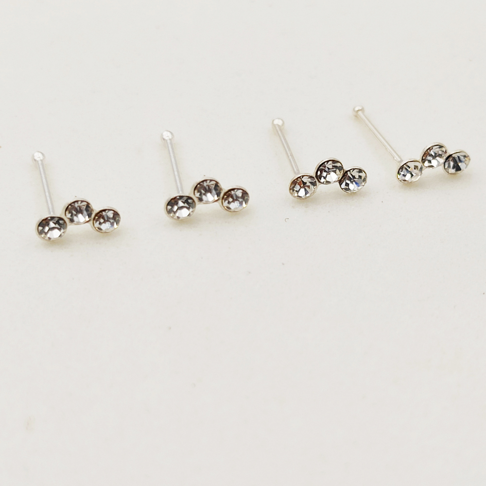 925 Sterling Silber Kristall N – Body Jewelry Indian Bewertung und Preis
