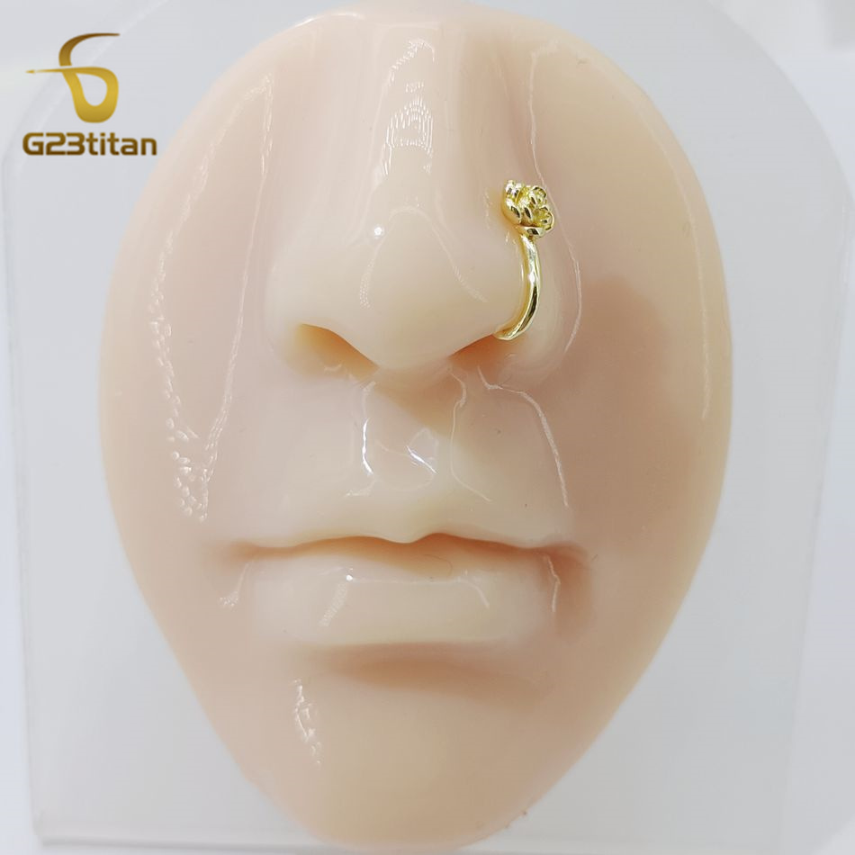 1 Stück Kristall-Kupfer-Rosen- – Body Jewelry Ear Piercing Bewertung und Preis