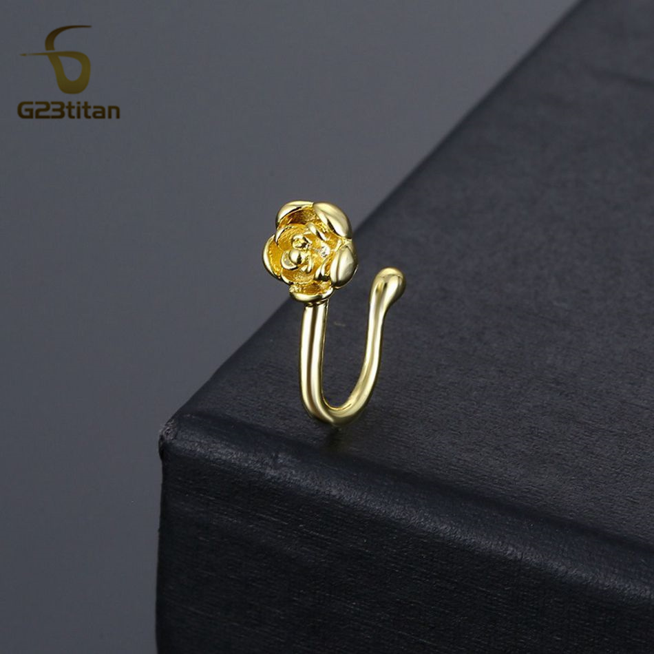 1 Stück Kristall-Kupfer-Rosen- – Body Jewelry Ear Piercing Bewertung und Preis