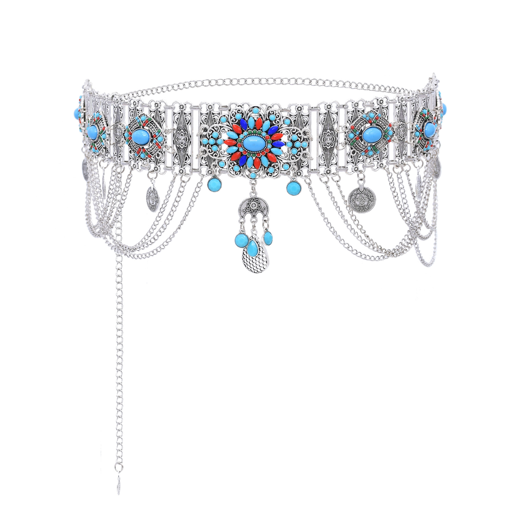 Schwarz Blau Acryl Perlen Blum – Body Jewelry Indian Bewertung und Preis