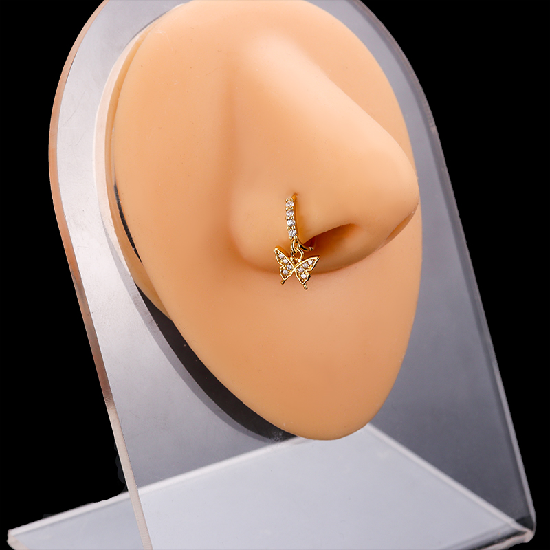 Nasenring aus Edelstahl mit CZ – Body Jewelry Indian Bewertung und Preis